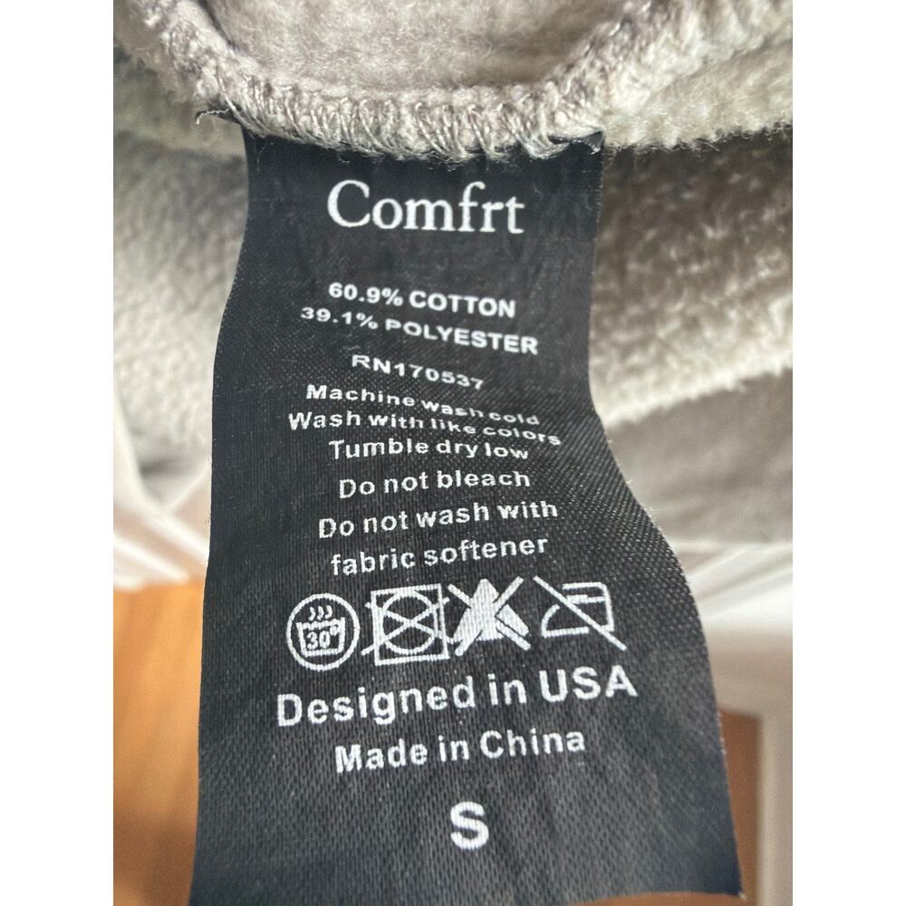COMFRT Heavyweight Oversized Graphic Pullover Hoodie - Small  - Picture 3 of 5